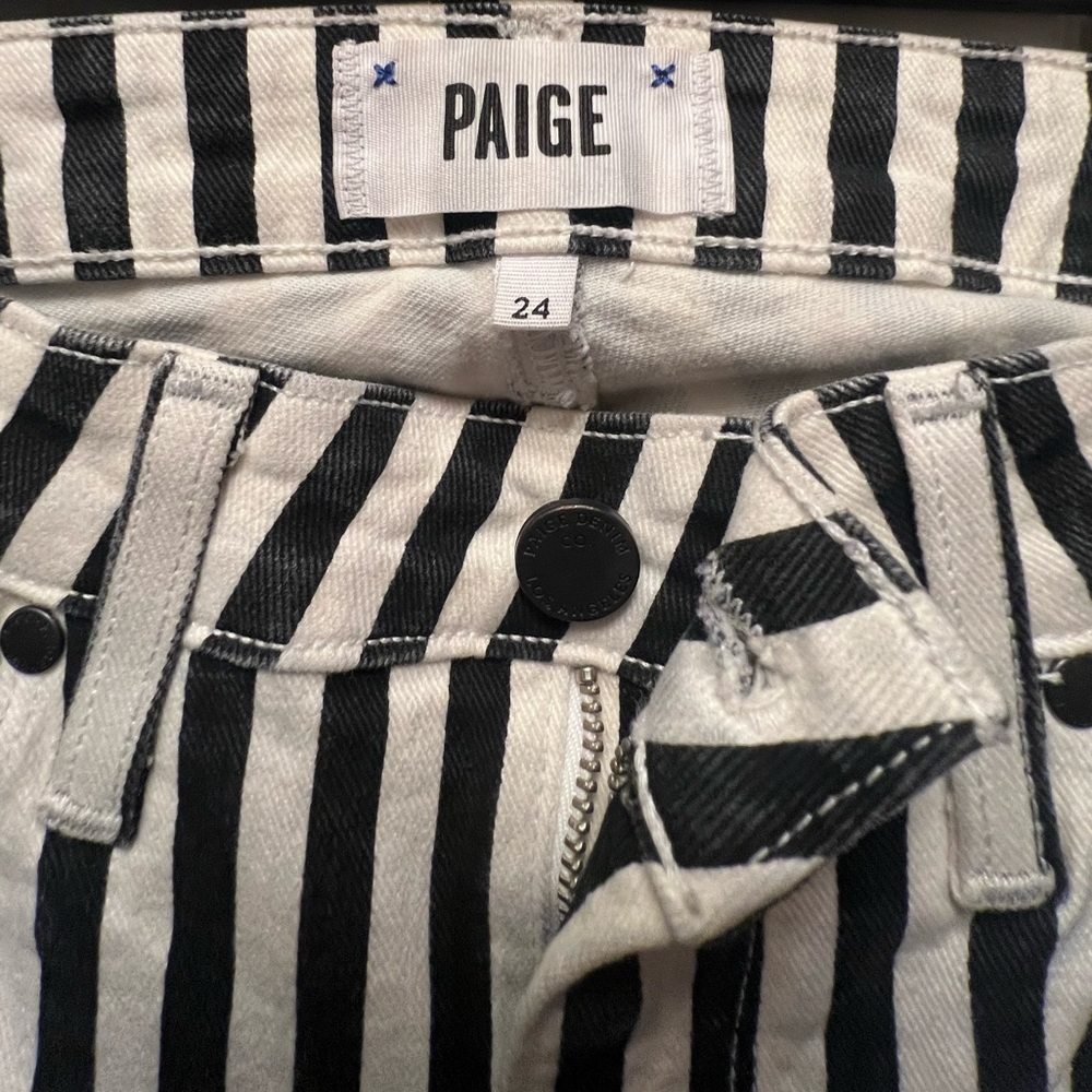 PAIGE stripe pants 24